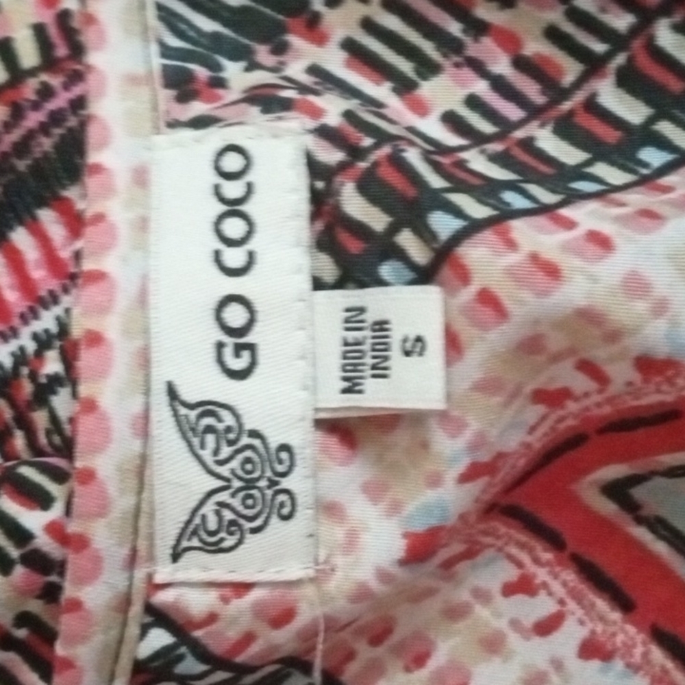 Go CoCo Romper Sz S Multi Color Print NWT NWT - image 9